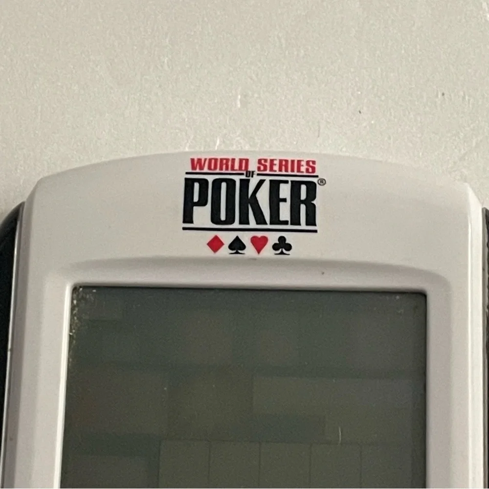 Digital Handheld World Series Poker Game Console